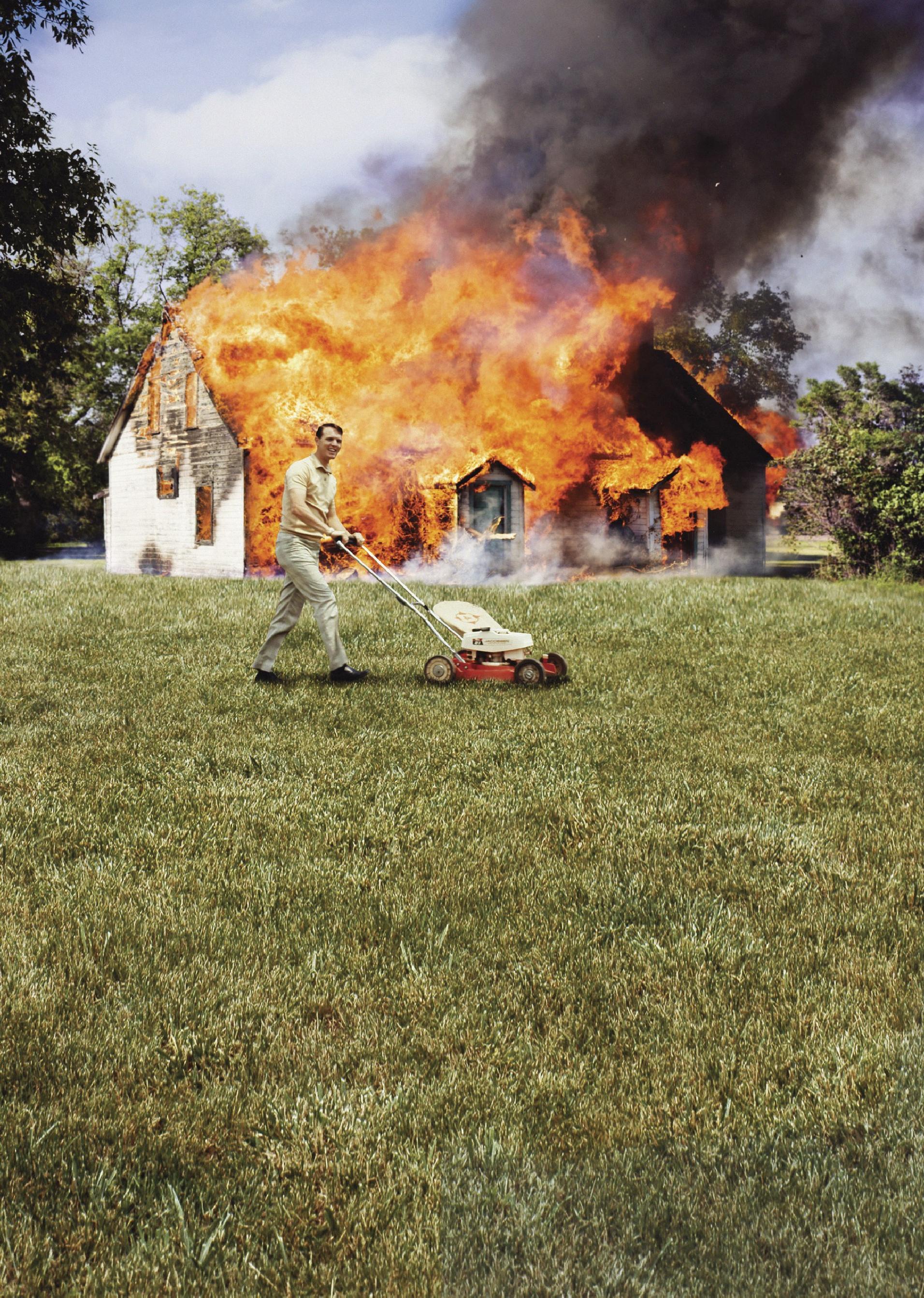 CO2 BURNS lawn